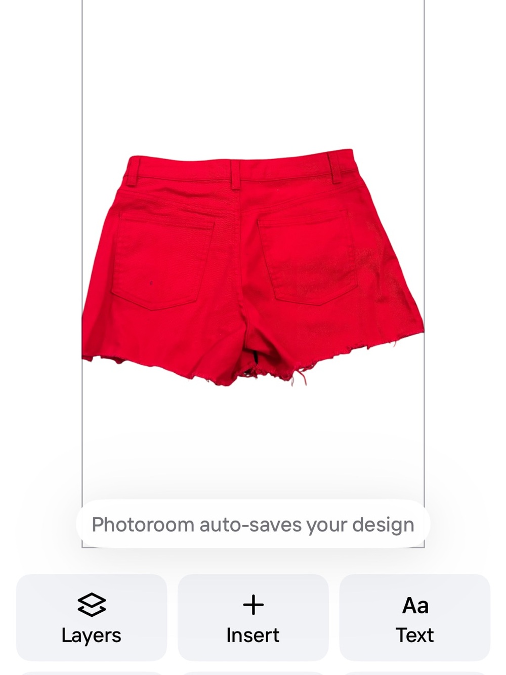 No Boundaries Red Frayed Hem Women's Denim Shorts 11